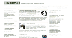 Desktop Screenshot of hippoland-pl.com